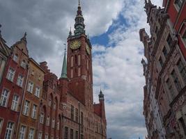 il città di Danzica nel Polonia foto