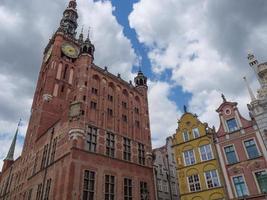 il città di Danzica nel Polonia foto