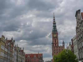 il città di Danzica nel Polonia foto