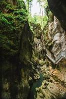 maestoso gole du pont du diable grotta nel Francia foto