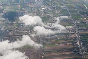 città vista a volo d'uccello foto