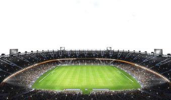 moderno calcio stadio pronto per calcio incontro. 3d rendere foto