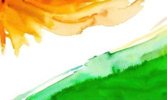 acquerello dipingere di India bandiera foto