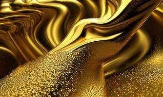oro liquido flusso sfondo foto