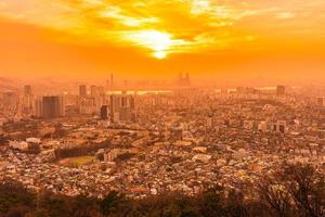 vista della città di seoul, corea del sud foto