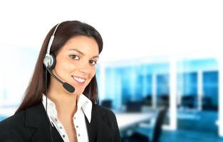 supporto del call center foto