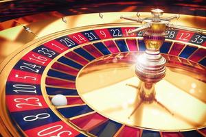 3d interpretazione di roulette foto