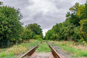 fotografia per tema ferrovia traccia dopo passaggio treno su Ferrovia foto