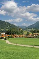 villaggio di ruhpolding,chiemgau,baviera,germania foto