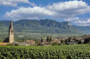 famoso vino villaggio di termin un der weinstrasse,trentino,sud Tirolo, Italia foto