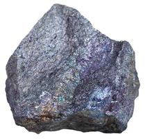 Bornite pavone minerale, pavone rame roccia foto