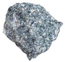 diorite pietra isolato su bianca foto