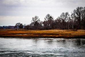 ipswich fiume nel il inverno foto