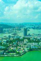 vista della città di macao, cina foto