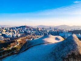 paesaggio urbano di seoul, corea del sud foto