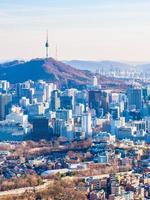 paesaggio urbano di seoul, corea del sud foto