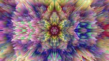 radiale colorato polvere esplosione velocità movimento astratto foto