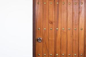 vecchio Vintage ▾ legna porta con serrature, in legno porta con serratura foto