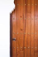 vecchio Vintage ▾ legna porta con serrature, in legno porta con serratura foto