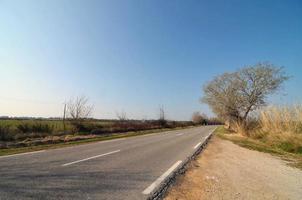 strada in campagna foto