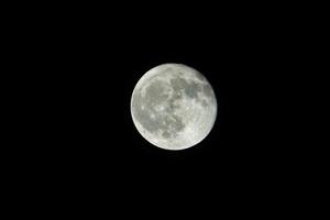 luna di notte foto