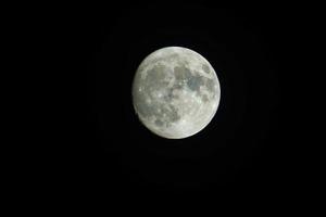 luna di notte foto
