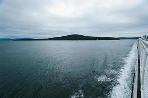 Visualizza a partire dal un' traghetto su vancouver isola, Britannico Colombia, Canada foto