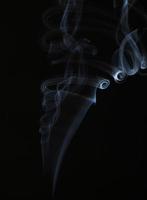 astratto Fumo su nero foto