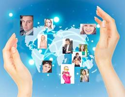 concetto di social network foto