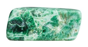 ciottolo di verde giadeite minerale gemma pietra foto