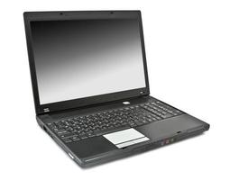 computer portatile isolato su bianco foto