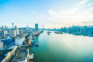 paesaggio urbano della città di macao, cina foto