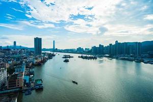 paesaggio urbano della città di macao, cina foto