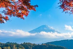 paesaggio a mt. fuji, yamanashi, giappone foto