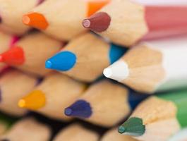 colorato matite avvicinamento foto