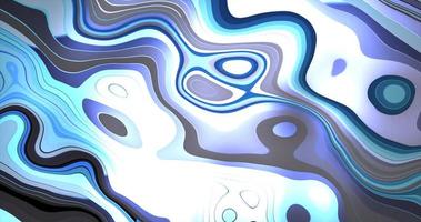 astratto blu bianca liquido epossidica acrilico resina vorticoso contorto Linee astratto sfondo foto