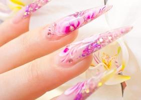 fresco manicure chiodo arte foto