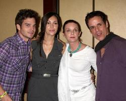 greg rikaart emily obrien giuditta Chapman cristiano leblanc a il giovane il irrequieto fan club cena a il sheraton universale Hotel nel los angeles circa su agosto 28 20092009 foto