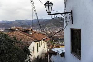 città cusco in perù foto