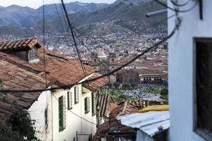 città cusco in perù foto