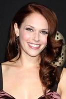 amanda righetti in arrivo a il Venerdì il 13 ° 2009 prima a manns villaggio Teatro nel los angeles circa su febbraio 9 20092009 foto