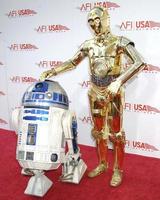 c3po e r2d2afi gala nel onore di Giorgio lucaslos angeles cajun 9 20052005 foto