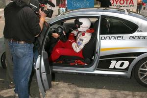 daniele dio dopo finitura secondo nel il celebrità racetoyota lungo spiaggia mille dollari prix proceleb gara 2008 lungo spiaggia capril 19 20082008 foto