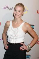 yvonne strahovski in arrivo a il nbc tca festa a il beverly hilton Hotel nel beverly colline circa a luglio 20 20082008 foto