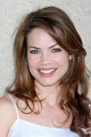 rebecca Herbst in arrivo a il generale ospedale fan club pranzo a il airtel plaza Hotel nel furgone nuys circa su luglio 18 2009 2008 foto