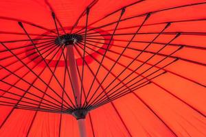 primo piano di un ombrello foto