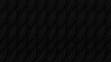 nero sfondo con un' modello di nero e bianca spirali. foto