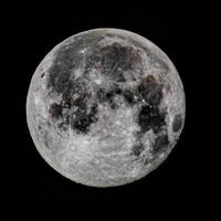 pieno Luna su il buio cielo sfondo foto