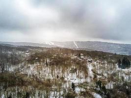 gennaio inverno scene a partire dal bandiera alce nord carolina foto