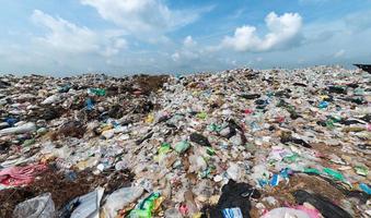 il grande discarica nel cittadina comune, lop buri Provincia. foto